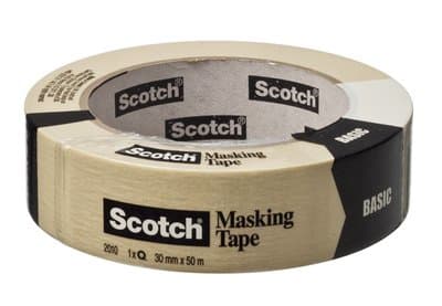 3M 2010-36C, Allsiding maskeringstejp, Beige, Tuff, Slät, 1 dagar, 50 m, 36 mm