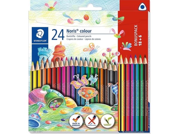 Staedtler Farvestift Noris trekant 187 C18P1 1 Set
