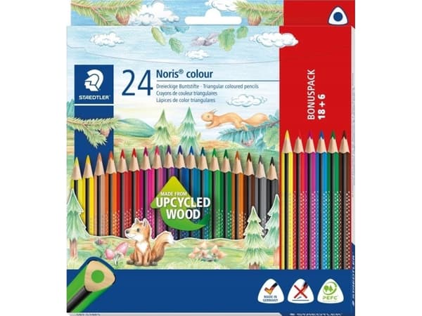 Staedtler Farvestift Noris trekant 187 C18P1 1 Set