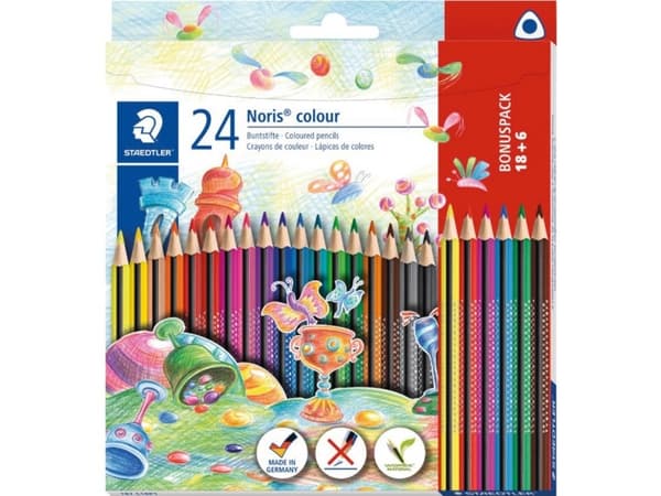 Staedtler Farvestift Noris trekant 187 C18P1 1 Set