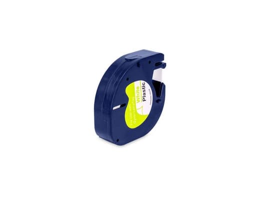 MediaRange MRDY91221, Vit, Semi-permanent, Dymo LetraTAG LT-100H, LT-100T, 4 m, 1.2 cm