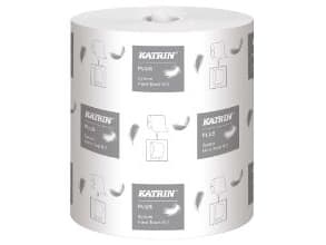Aftørringspapir Katrin System M2 2-lags 21 cm x 140m hvid - (6 ruller pr. karton)