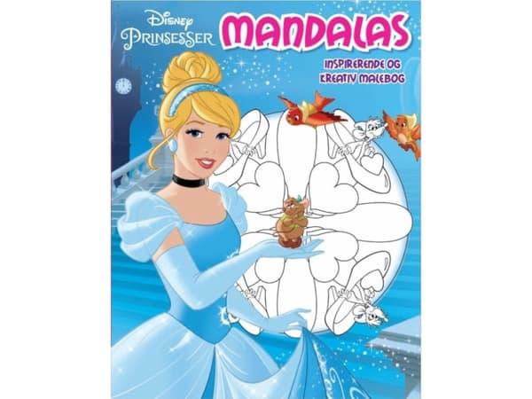 Färgbok Mandalas Disney Cinderella