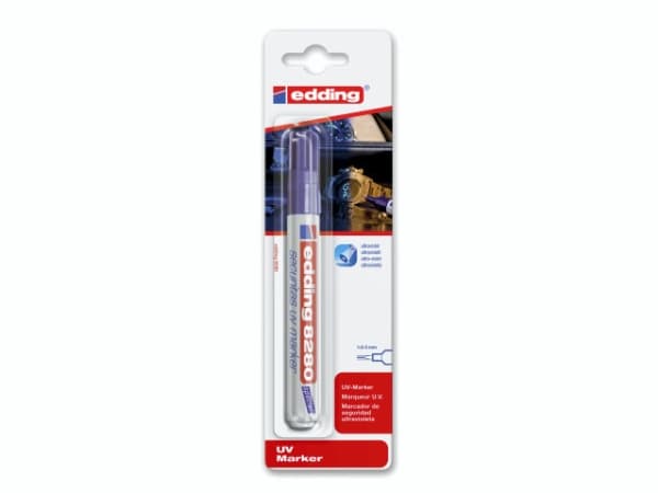 Marker Edding® 8280 klar UV - usynlig mærkning/tyverisikring