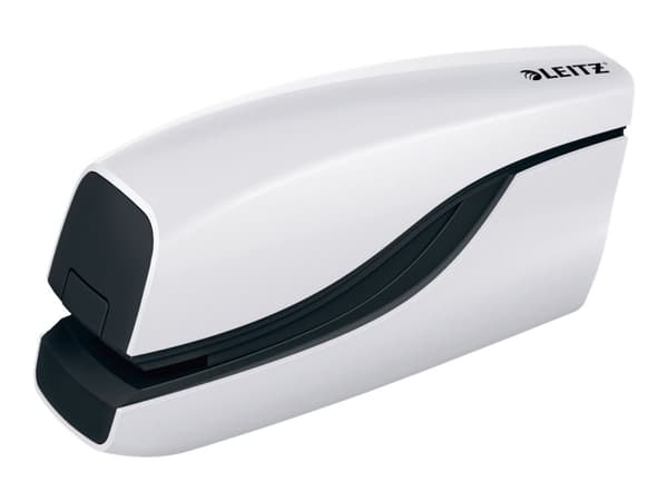 Leitz WOW 5566 - Elektrisk stiftemaskin - 10 ark / 1 mm - E1 - plast, metall - hvit