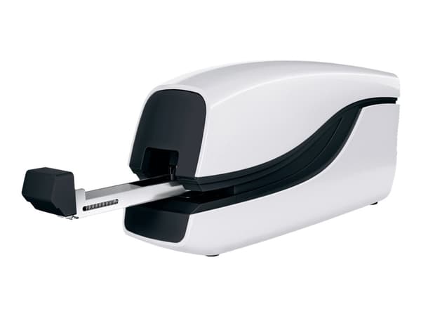 Leitz WOW 5566 - Elektrisk stiftemaskin - 10 ark / 1 mm - E1 - plast, metall - hvit