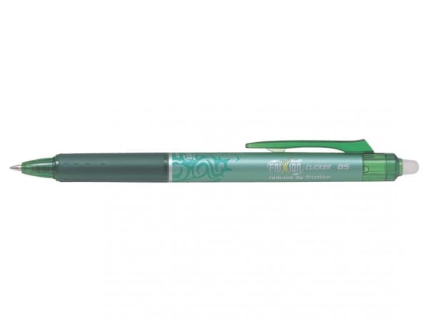 Kulspetspenna Pilot FriXion Clicker grön fin 0,5 mm - (12 st)