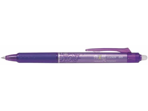 Kuulakärkikynä Pilot FriXion Clicker violetti 0,5mm - (12 kpl)