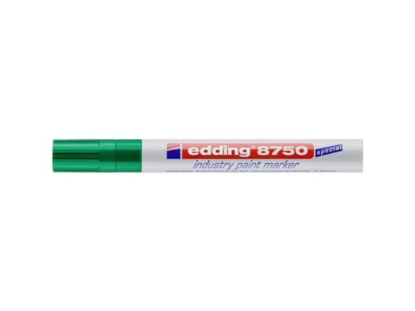 edding 8750 industry paint - Markering - permanent - grön - pigmentbläck - 2-4 mm