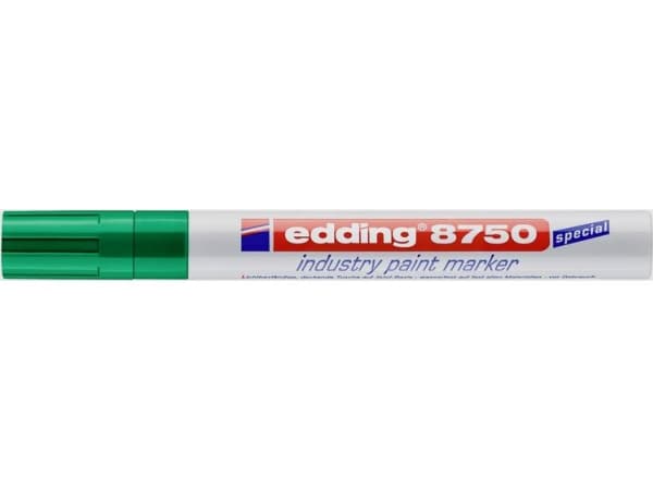 edding 8750 industry paint - Markering - permanent - grön - pigmentbläck - 2-4 mm