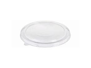 Royal Catering Plastlåg Catersource rundt Ø184 mm PET klart til brun kraft salatskål,6 ps x 50 stk/krt