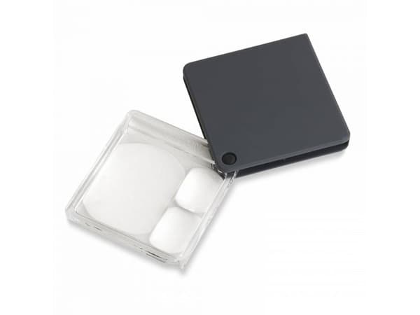 Carson MagniFlip Plus, 25,5 g, Blister Sort, Gjennomsiktig