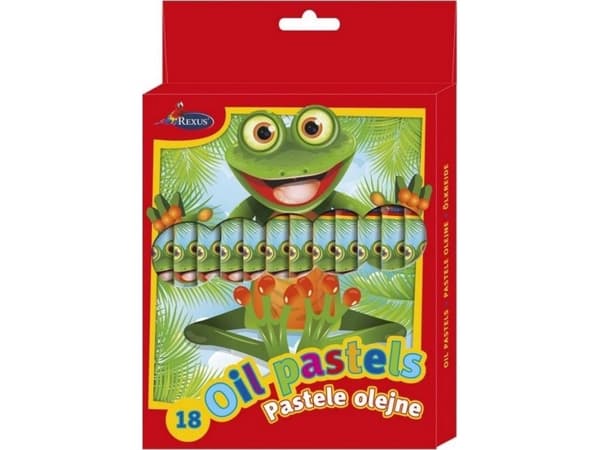 Benjamins Oljepastellkritor 18 färger