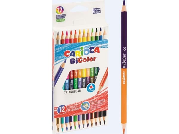 Carioca TriColor penna BiColor 12/24 CARIOCA