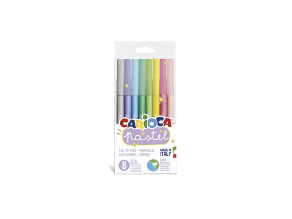 Carioca 43032, 8 färger, 4,7 mm, Italien, 8 styck, Upphängbar förpackning