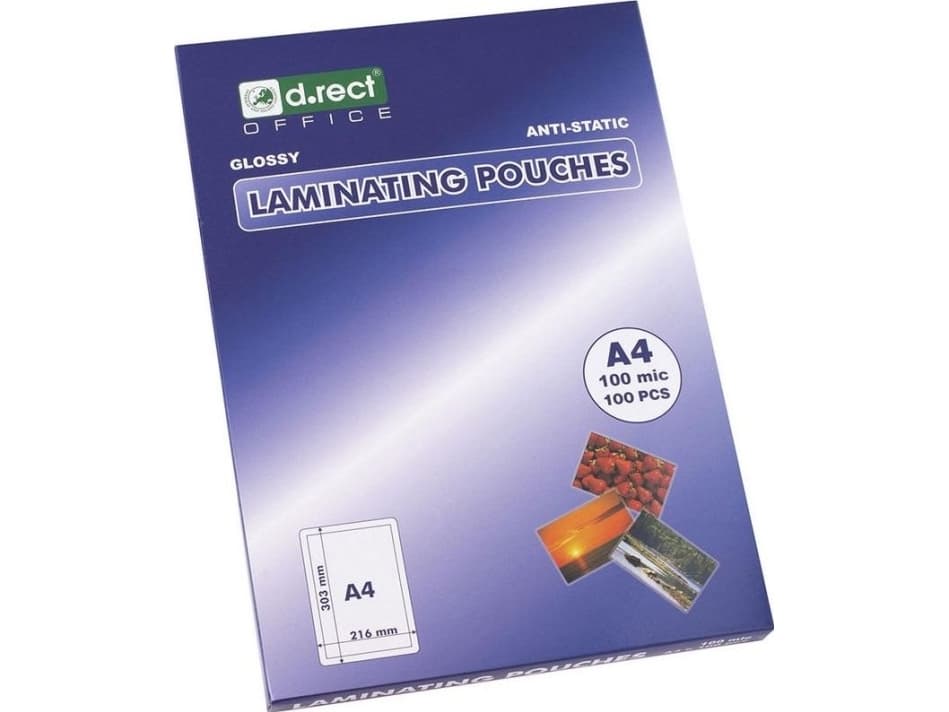D.Rect Laminating foil A4 100 mic a'100 D.RECT