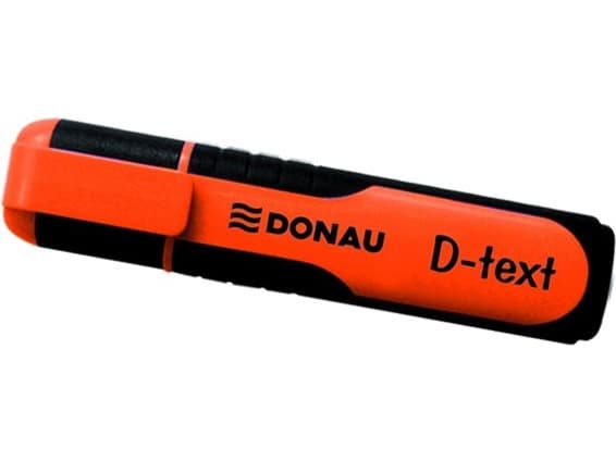 Donau Highlighter, tekstmarkør D-Text rød (14K122B)