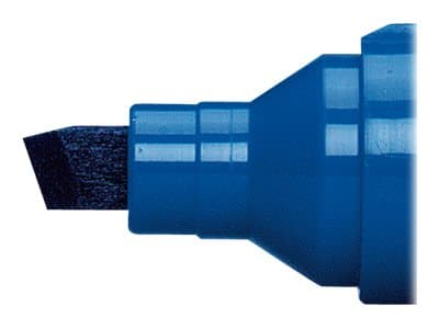 edding 500 - Markering - permanent - för glas, metall, plast - blå - 2-7 mm