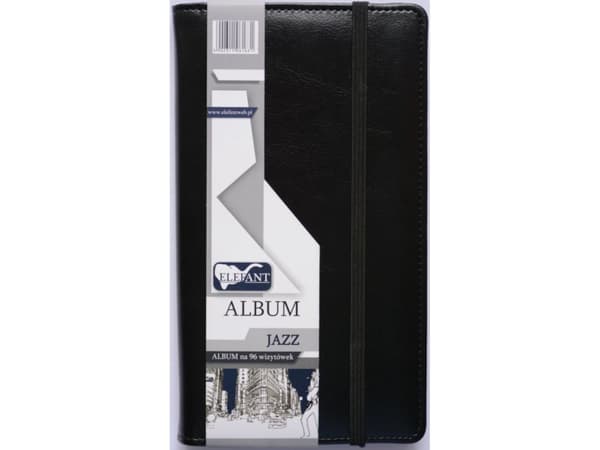 Elefant Album Jazz for 96 business cards black - WIKR-0995365