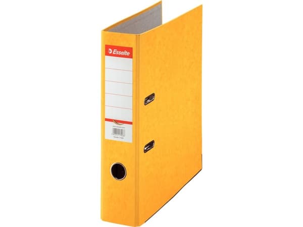Esselte Cardboard binder Rainbow, 75mm, A4, Gul, 7,5 cm, 72 mm, 318 mm, 428 g