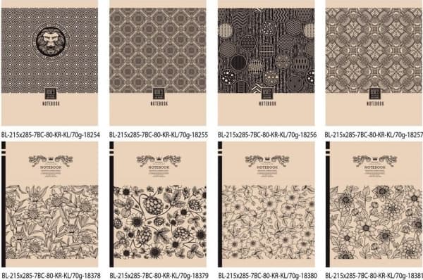 Fresh Decorative notebook 215x285/80K check TW KARTON