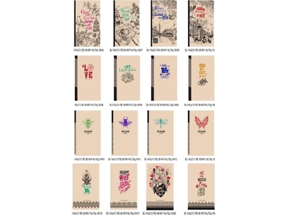 Fresh Decorative notebook 143x215/80K check