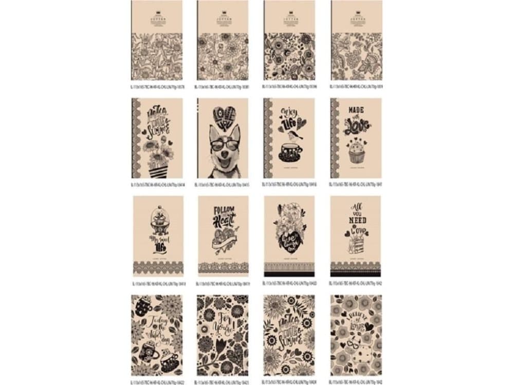Fresh Decorative notebook 113x165/96K grille/smooth/FRESH line