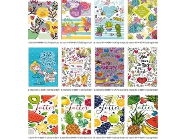 Fresh Notatnik ozdobny 105x165/64K linia FRESH (328358)