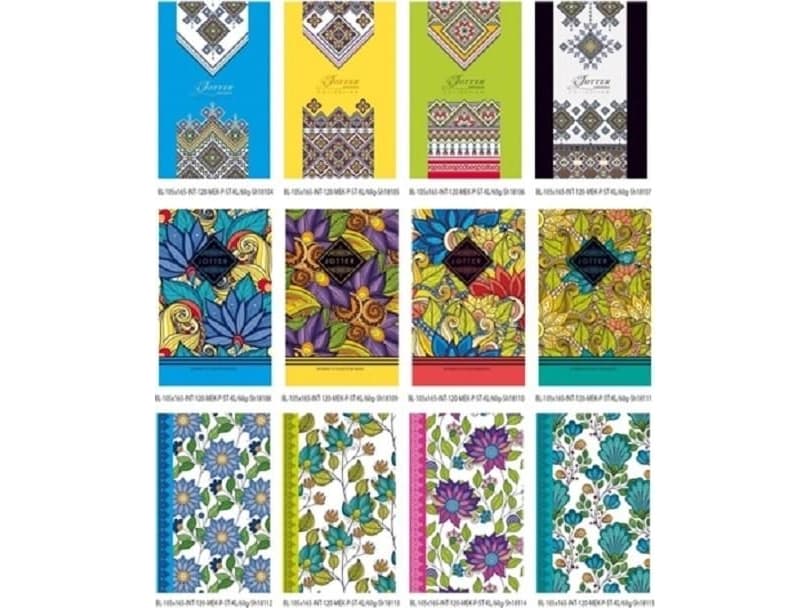 Fresh Decorative notebook 105x165/120K check