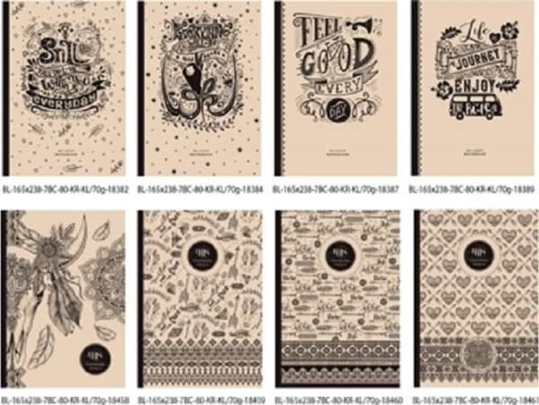 Fresh Decorative notebook 165x238/80K check