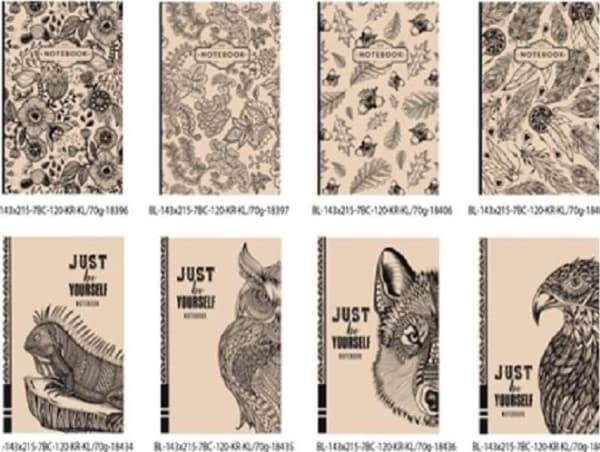 Fresh Decorative notebook 143x215/120K check