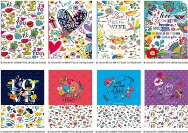 Fresh Decorative notebook 105x165/120K check/line/smooth