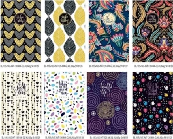 Fresh Decorative notebook 105x165/120K check FRESH