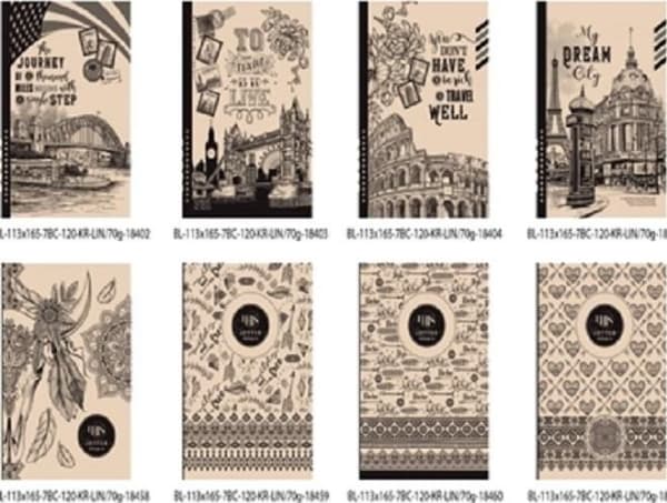 Fresh decorative notebook 120K FRESH line