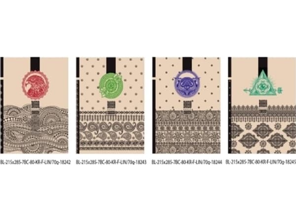 Decorative notebook 215x285/80K line FRESH