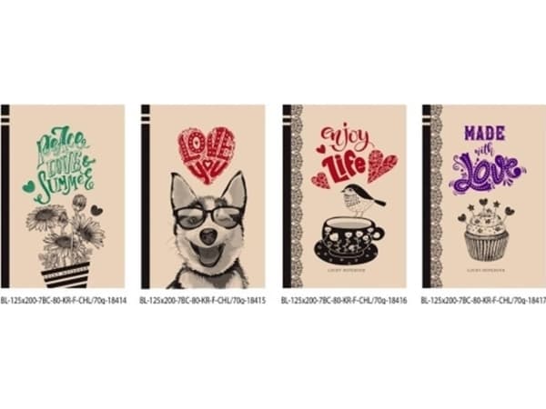 Fresh Notebook decorative 125x200/80K smooth FRESH (328563)