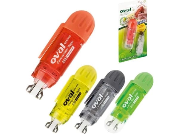 Grand Oval Corrector i 5mm 6m tape med klips + refill