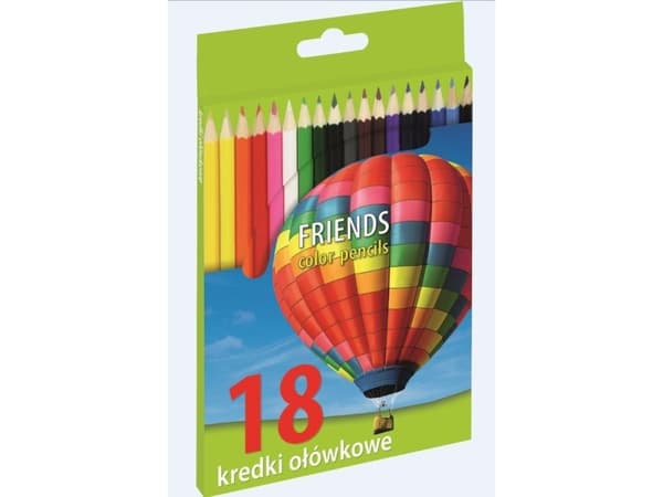 Grand Pencil fargestifter 18 farger INIONL