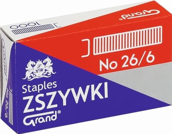 Grand Staples 26/6 (1000stk * 10) GRAND