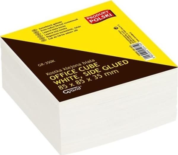 Grand Sticky valkoinen kuutio 8.5x8.5 350 arkkia GRAND