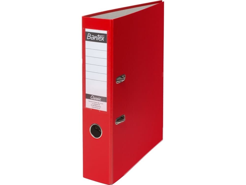 Bantex Budget Lever Arch File A4 75mm red (HAME0538)