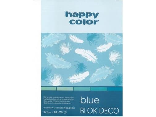 Happy Color Teknisk blokk A4 20k blå