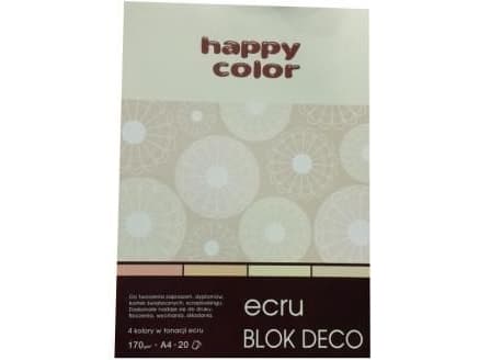 Happy Color Tekninen lohko A4 20k ecru