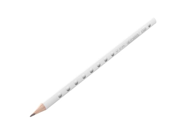 Herlitz Frosen Glam, HB, Sølv, Hvit, Triangulær, Kunst, Hobby, Blister, 2 stykker