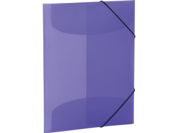 HERMA 19581, Vanlig mapp, A4, Polypropylen (PP), Violett, Poträtt, Resårband