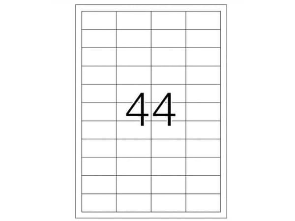 HERMA 4581, Hvit, Selvklebende skriveretikett, A4, Rektangel, 440 stykker, 10 stykker