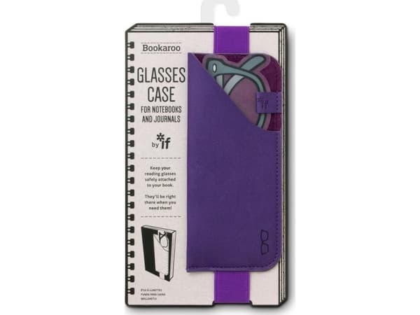 Bookaroo Glasses case Eyeglasses holder purple