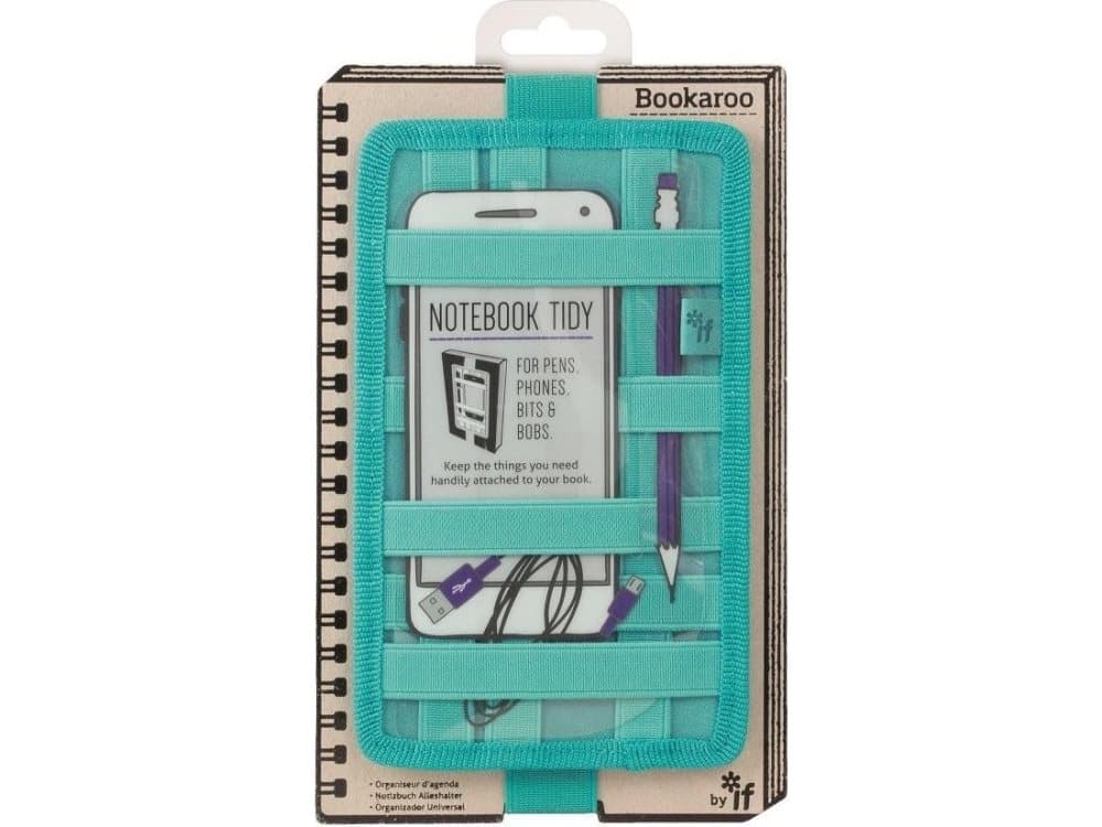 IF Bookaroo Notebook Tidy Organizer for turquoise notes
