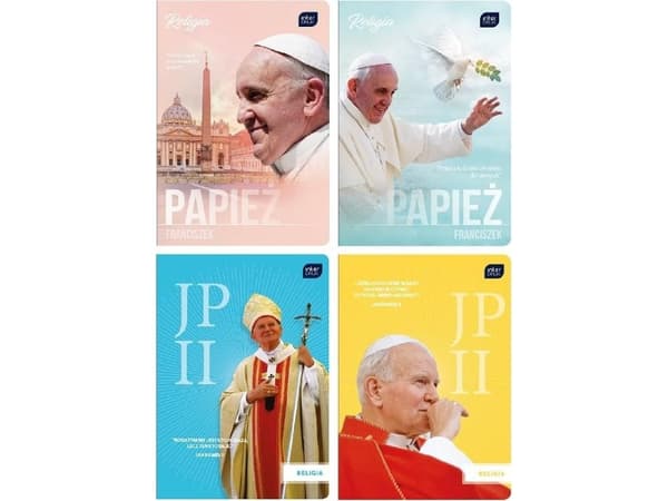 Interdruk hefte A5/32K UV Religion JPII/Franciszek (10 stk)