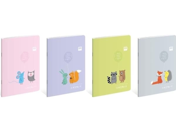 Interdruk Notebook A6/32 check B&B Friends (10 pcs)